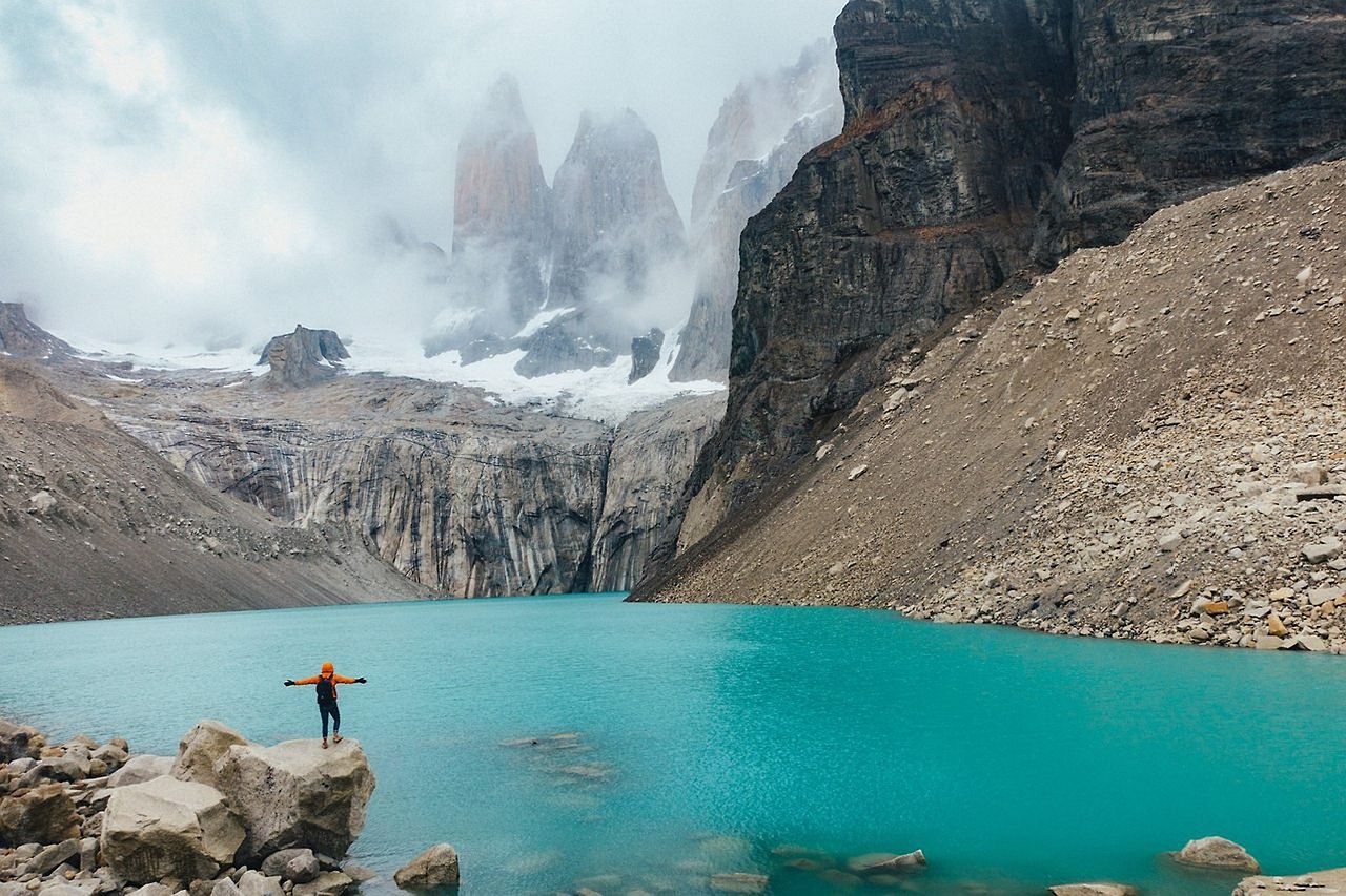 Parc Torres del Paine dans la région de Patagonie, au Chili, en Amerique du Sud