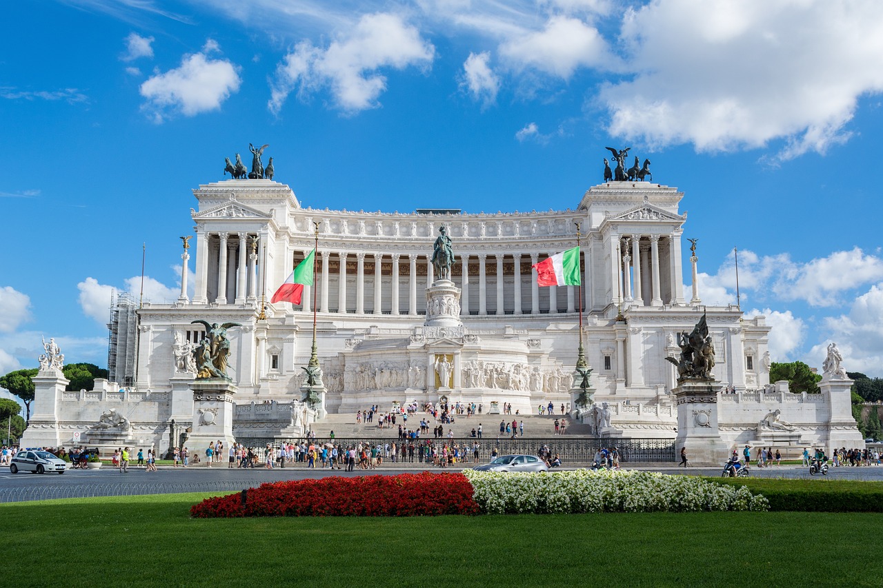 Autel de la Patrie, monument Vittoriano, à Rome, Italie, Europe